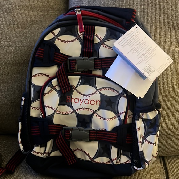 Pottery Barn Mackenzie Small backpack with Brayden monogram - Picture 1 of 1